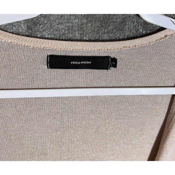 Vero Moda Drop‎ Shoulder Knit Open Front Cardigan Sweater Womens US Size 2X Pink - Picture 3 of 6